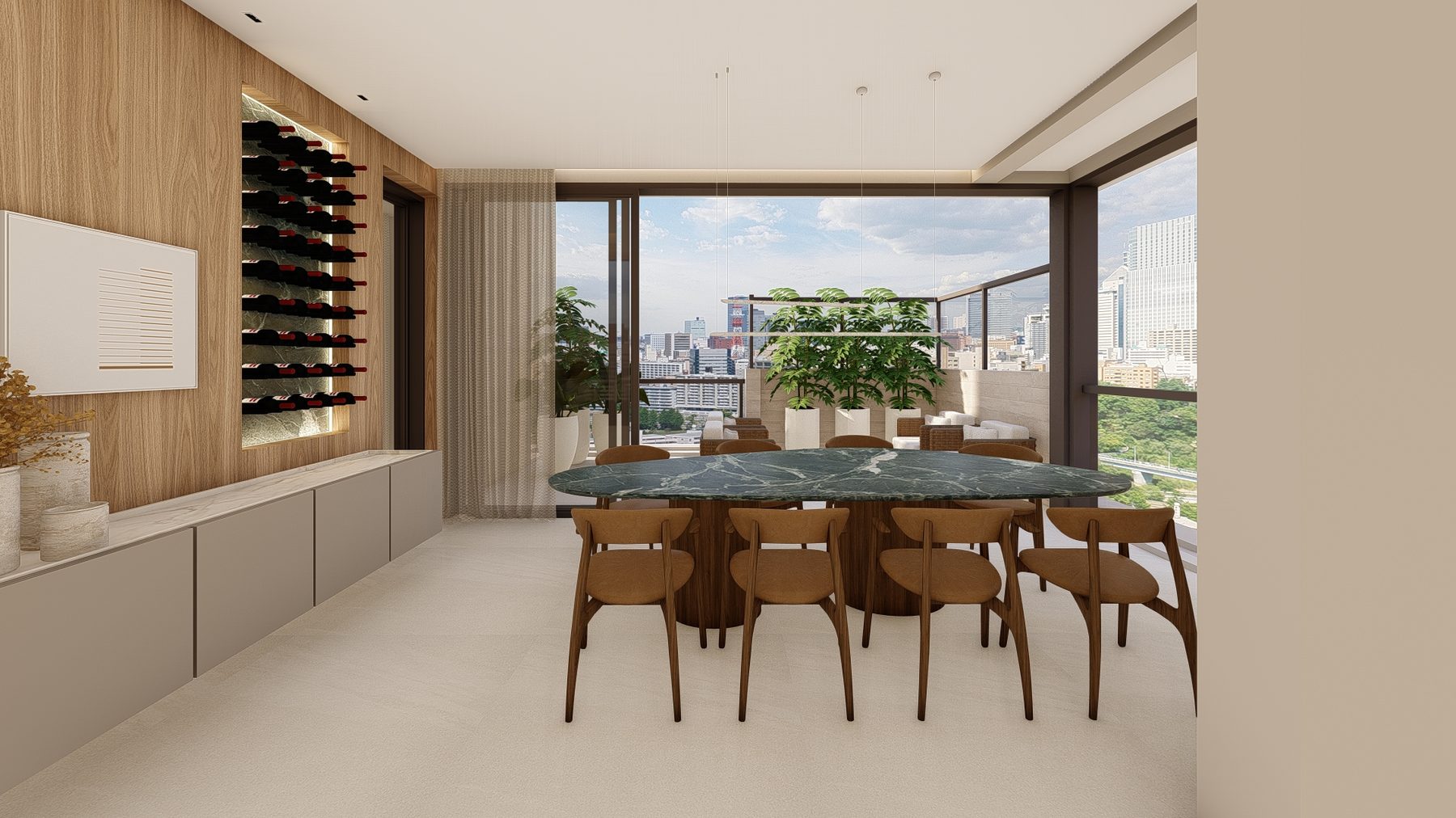 Jantar com vista